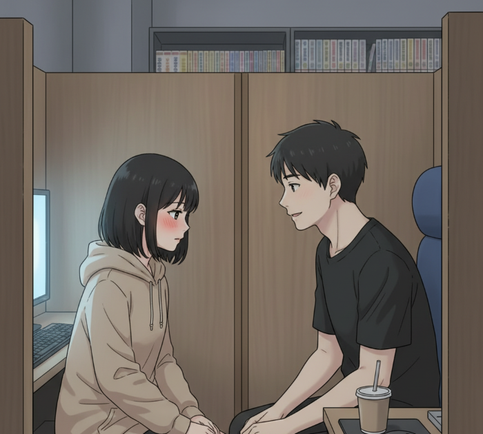 ネットカフェで変態行為してきた