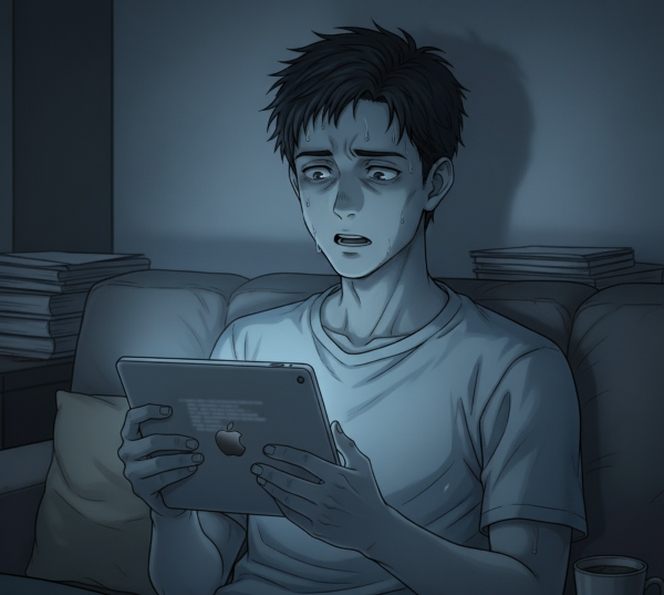 彼女の本音が同期されたiPadから色々垂れ流し状態に。