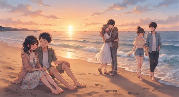 海岸で乱交したことがある